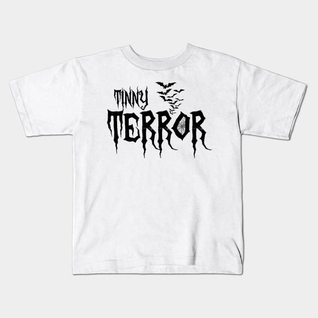 Tinny Terror tee design birthday gift graphic Kids T-Shirt by TeeSeller07